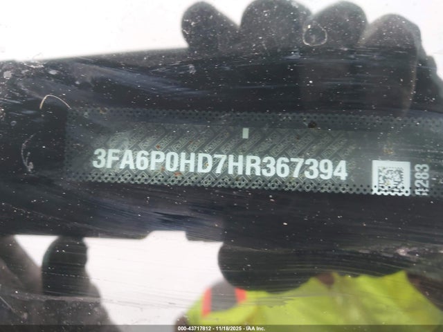 43717812 :رقم المزاد ، 3FA6P0HD7HR367394 vin ، 2017 Ford Fusion Se مزاد بيع