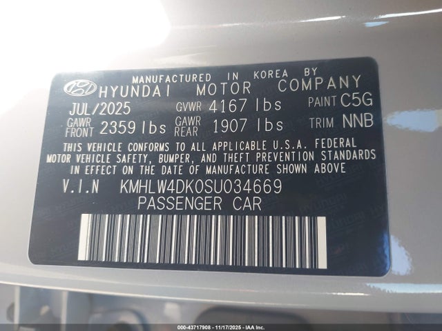 2025 HYUNDAI ELANTRA N KMHLW4DK0SU034669 Photo 8
