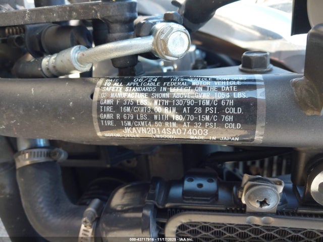 JKAVN2D14SA074003 Kawasaki Vn900 D