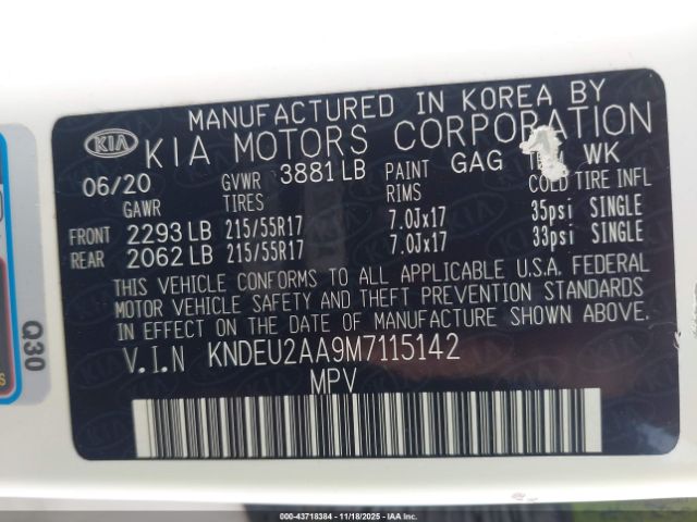 2021 KIA SELTOS KNDEU2AA9M7115142 Photo 8