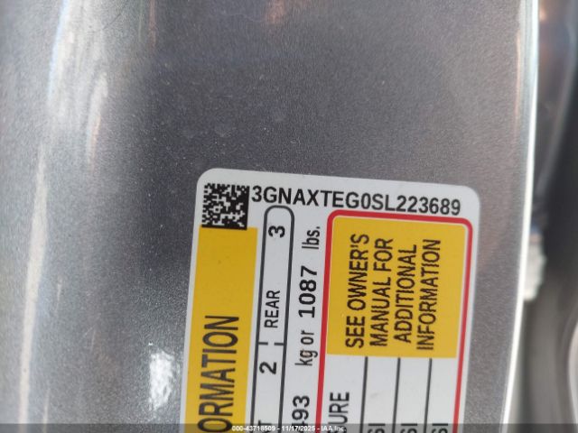 2025 CHEVROLET EQUINOX 3GNAXTEG0SL223689 Photo 8