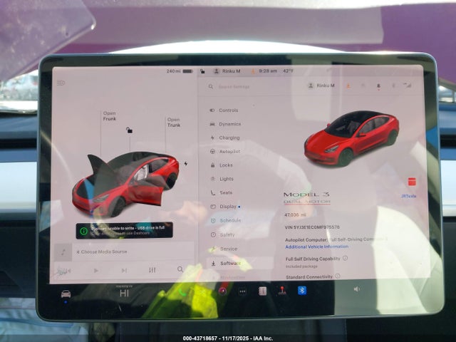 2021 TESLA MODEL 3 5YJ3E1EC0MF975578 Photo 6