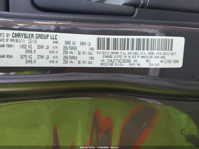 2014 JEEP GRAND CHEROKEE 1C4RJFCTXEC362968 Photo 8