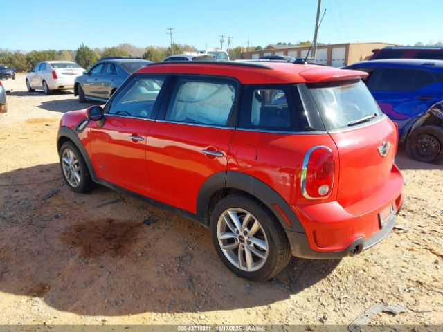 2012 MINI COOPER S COUNTRYMAN WMWZC5C53CWL62874 Photo 2