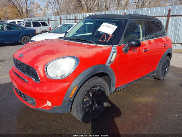 2012 MINI COOPER S COUNTRYMAN WMWZC3C59CWM26601 Photo 1
