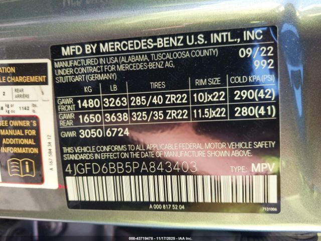 2023 MERCEDES-BENZ AMG GLE 53 COUPE 4JGFD6BB5PA843403 Photo 8