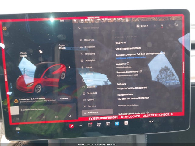 2022 TESLA MODEL 3 5YJ3E1EB9NF108575 Photo 6