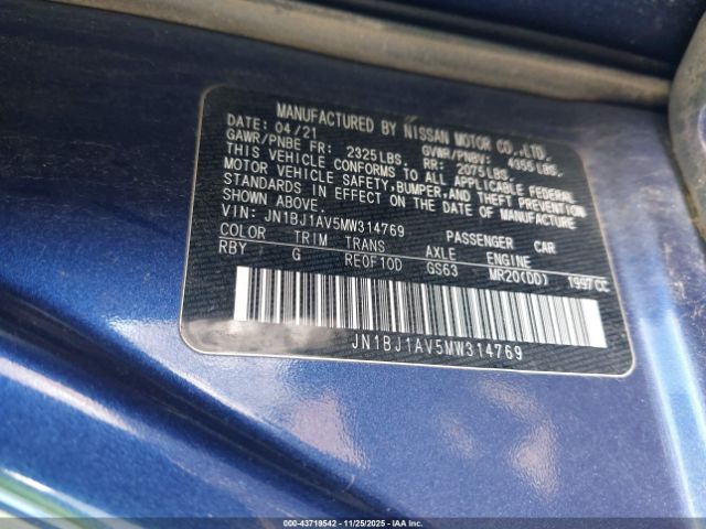 2021 NISSAN ROGUE SPORT JN1BJ1AV5MW314769 Photo 8