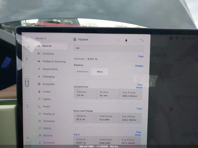 2024 TESLA MODEL S 5YJSA1E53RF542952 Photo 6