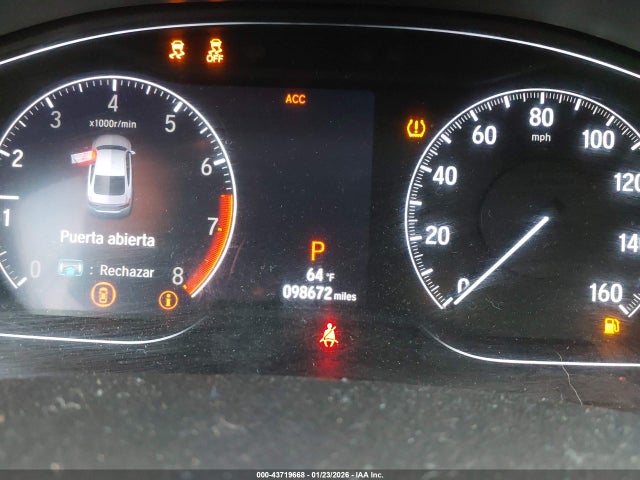 1HGCV1F58JA025104 Honda Accord Ex-l