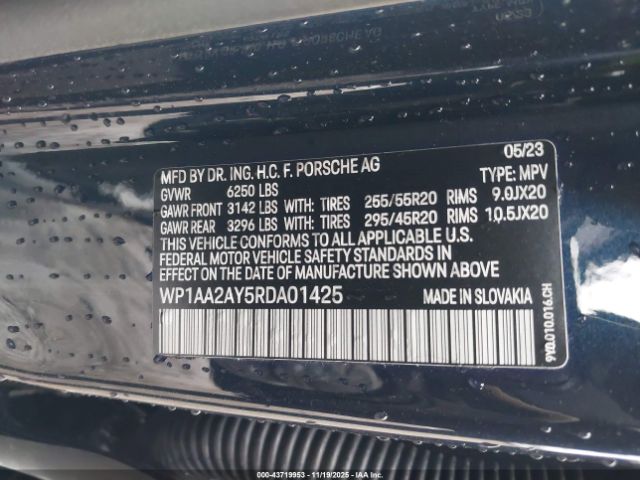 2024 PORSCHE CAYENNE WP1AA2AY5RDA01425 Photo 8