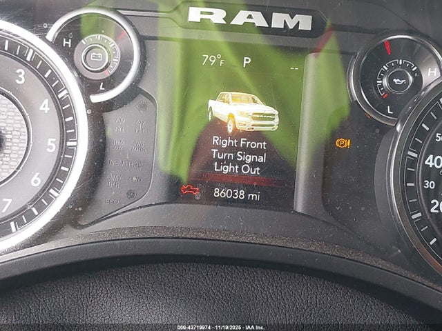 2019 Ram 1500 Big Horn/lone Star  4x2 6'4 Box მანქანა იყიდება აუქციონზე, vin: 1C6RREMT8KN891117, აუქციონის ნომერი: 43719974