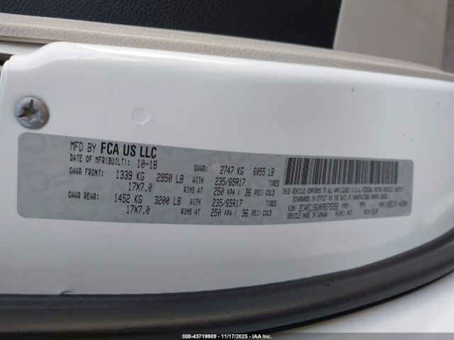 2019 CHRYSLER PACIFICA 2C4RC1BG0KR575352 Photo 8
