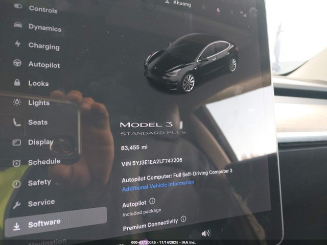 2020 TESLA MODEL 3 5YJ3E1EA2LF743206 Photo 6