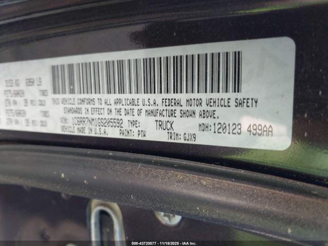 2016 RAM 1500 1C6RR7NM1GS205592 Photo 8