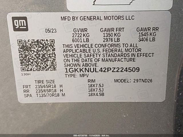 2023 GMC ACADIA 1GKKNUL42PZ224509 Photo 8