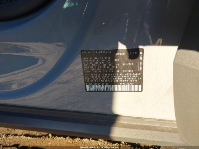 2021 VOLKSWAGEN ID.4 WVGJNPE28MP062733 Photo 8