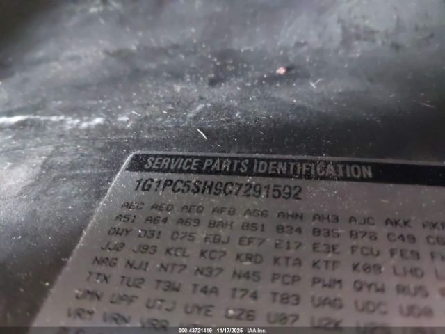 2012 CHEVROLET CRUZE 1G1PC5SH9C7291592 Photo 8