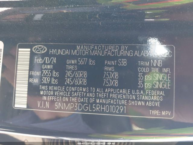 2024 HYUNDAI SANTA FE 5NMP3DGL5RH010291 Photo 8