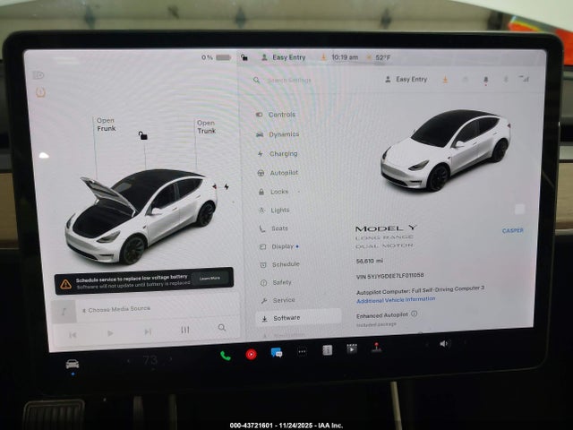 2020 TESLA MODEL Y 5YJYGDEE7LF011058 Photo 6