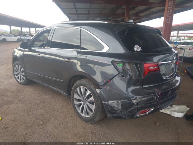 2015 ACURA MDX 5FRYD4H49FB003705 Photo 2