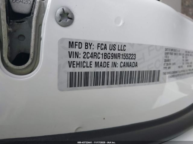 2022 CHRYSLER PACIFICA 2C4RC1BG9NR155223 Photo 8