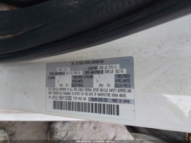 2017 MAZDA MAZDA6 JM1GL1V55H1153365 Photo 8