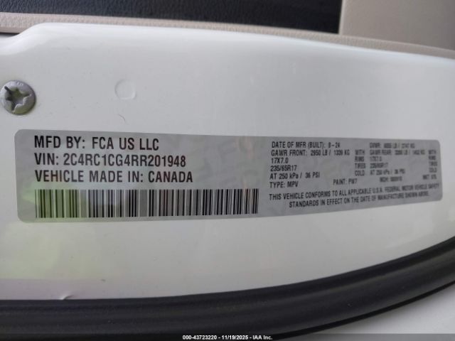 2024 CHRYSLER VOYAGER 2C4RC1CG4RR201948 Photo 8