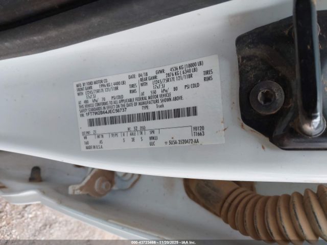 2018 FORD F-250 1FT7W2B64JEC56737 Photo 8