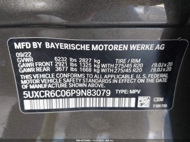 2023 BMW X5 5UXCR6C06P9N83079 Photo 8
