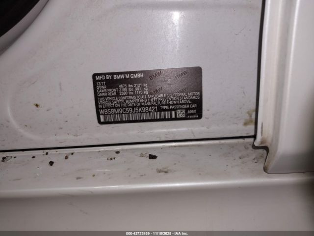 2018 BMW M3 WBS8M9C59J5K98421 Photo 8