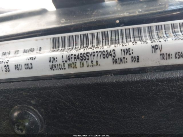 2000 JEEP WRANGLER 1J4FA49S5YP776043 Photo 8