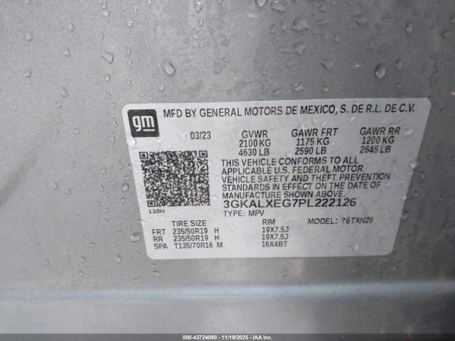 2023 GMC TERRAIN 3GKALXEG7PL222126 Photo 8