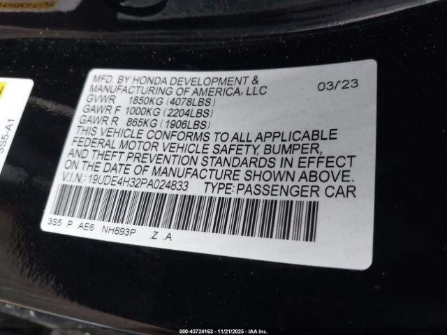 2023 ACURA INTEGRA 19UDE4H32PA024833 Photo 8