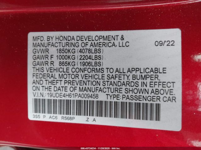 2023 ACURA INTEGRA 19UDE4H61PA009458 Photo 8