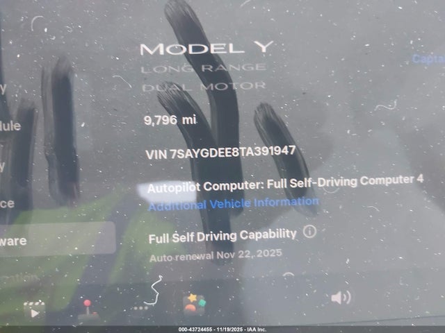 2026 TESLA MODEL Y 7SAYGDEE8TA391947 Photo 6
