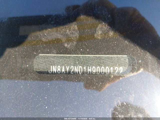 Aukcja sprzedaży 2017 Nissan Armada Platinum, vin: JN8AY2ND1H9000122, numer aukcji: 43724488