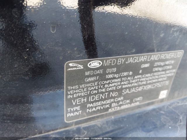 2019 JAGUAR XE SAJAS4FX9KCP52776 Photo 8