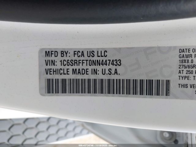 2022 RAM 1500 1C6SRFFT0NN447433 Photo 8