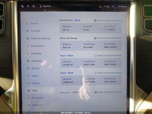 2015 TESLA MODEL S 5YJSA1H40FF096760 Photo 6