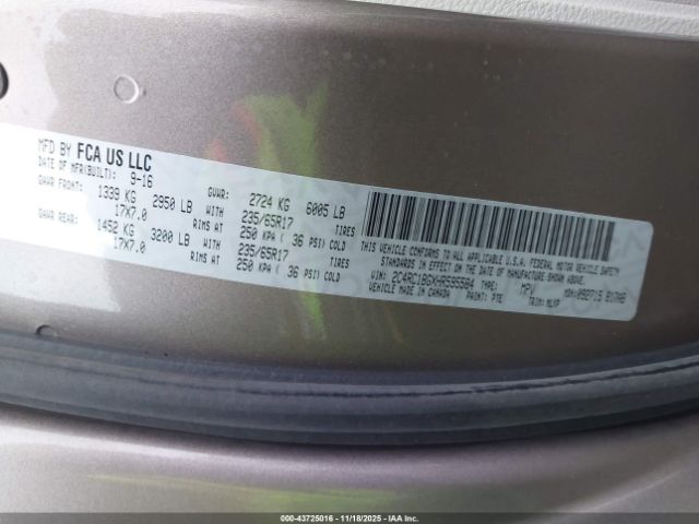 2017 CHRYSLER PACIFICA 2C4RC1BGXHR595584 Photo 8