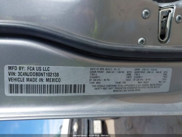 2022 JEEP COMPASS 3C4NJDDB0NT102138 Photo 8