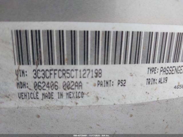 2012 FIAT 500 3C3CFFCR5CT127198 Photo 8