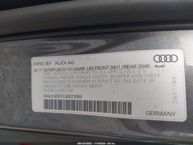 2018 AUDI S5 WAUC4DF57JA023084 Photo 8