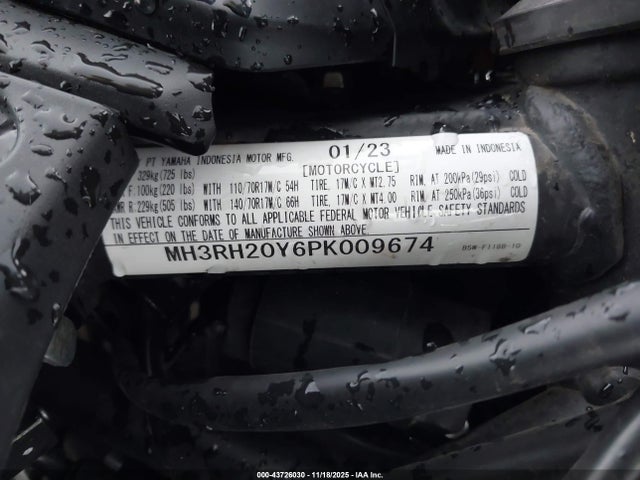 MH3RH20Y6PK009674 Yamaha Mt-03