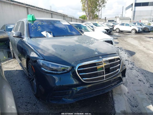 2022 MERCEDES-BENZ S 580 W1K6G7GB7NA160258