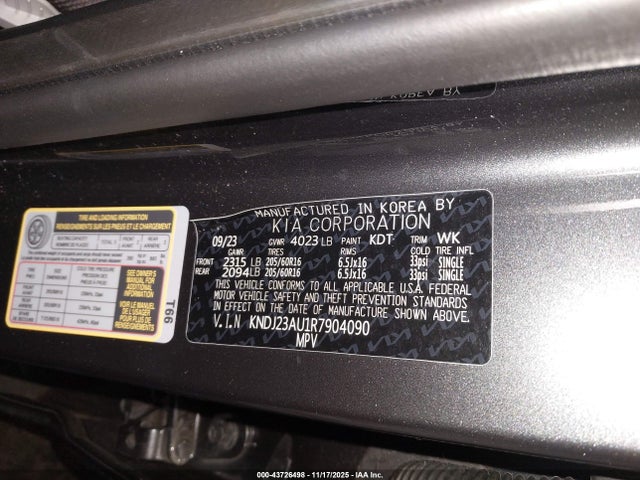 KNDJ23AU1R7904090 KIA SOUL S