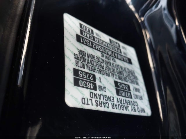 2008 JAGUAR XJ SAJWA79B68SH21531 Photo 8