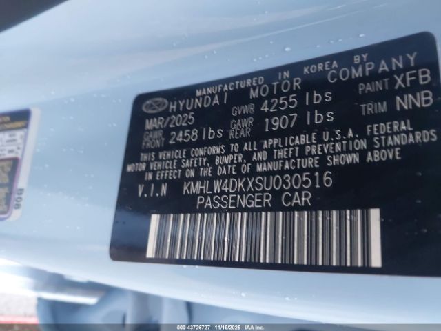 2025 HYUNDAI ELANTRA N KMHLW4DKXSU030516 Photo 8