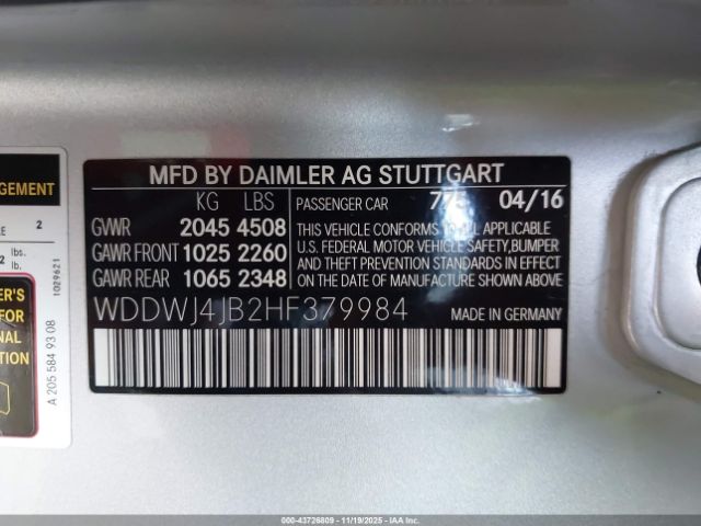 2017 MERCEDES-BENZ C 300 WDDWJ4JB2HF379984 Photo 8